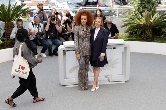 Eleanor The Great , Photocall in Cannes, 21 05 2025 Cannes, France 21 5 2024 Erin Kellyman, Scarlett Johansson during the photocall for Eleanor The Great during the 78 Cannes International Film Festival The film festival takes place from May 13 to 24, 2025 Cannes Palais des Festivals et des Cong Provence Alpes Cote d Azur France Copyright: xChristianxEnderx