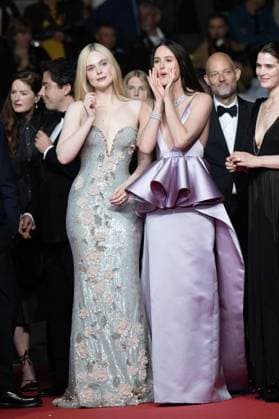 Cannes - Affeksjonsverdi Red Carpet DN Elle Fanning and Renate Reinsve attend the Affeksjonsverdi (Sentimental Value) red carpet at the 78th annual Cannes Film Festival at Palais des Festivals on May 21, 2025 in Cannes, France. Photo by David NIVIERE ABACAPRESS.COM CANNES France  Copyright: xNivierexDavid ABACAPRESS.COMx