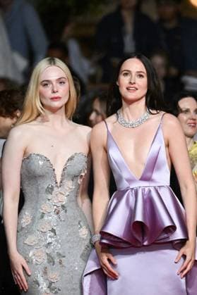 Cannes Affeksjonsverdi Premiere AM Elle Fanning and Renate Reinsve attending Affeksjonsverdi (Sentimental Value) Premiere in Cannes, France on May 21, 2025 as part of the 78th Cannes Film Festival. Photo by Aurore Marechal ABACAPRESS.COM Cannes France  Copyright: xMarechalxAurore ABACAx
