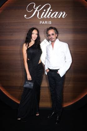 Cannes - Kilian Party JD Nabilla Vergara and Kilian Hennessy attend Angels’ Share Party by Kilian Paris in Cannes, France, on May 21, 2025, as part of the Cannes Film Festival. Photo by Jerome Domine ABACAPRESS.COM Cannes France  Copyright: xDominexJerome ABACAx