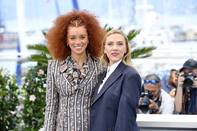 Erin Kellyman and Scarlett Johansson at the Eleanor the Great Photocall in Cannes on 21 05 2025