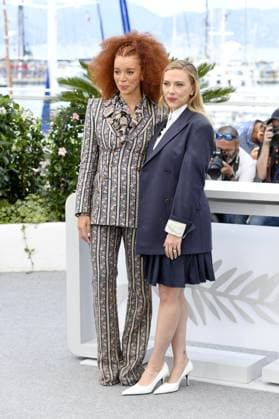 Erin Kellyman and Scarlett Johansson at the Eleanor the Great Photocall in Cannes on 21 05 2025