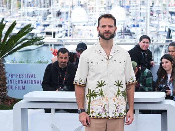 Cannes, 78th Cannes Film Festival 2025 - day 10 - photocall of the film Heads or Tails? Cannes, 78th Cannes Film Festival 2025 - day 10 - photocall of the film Heads or Tails? In the photo: Alessandro Borghi Cannes Italy  Copyright: xIPA ABACAx