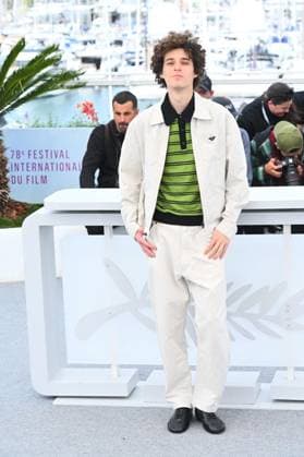 Internationale Filmfestspiele von Cannes, Le Citta di Pianura Photocall Cannes, 78th Cannes Film Festival 2025 - Day 10, Photocall of the film Le Città di Pianura . Cannes, 78th Cannes Film Festival 2025 - Day 10, Photocall of the Film Le Città di Pianura . In the photo Filippo Scotti Cannes France  Copyright: xIPA ABACAx
