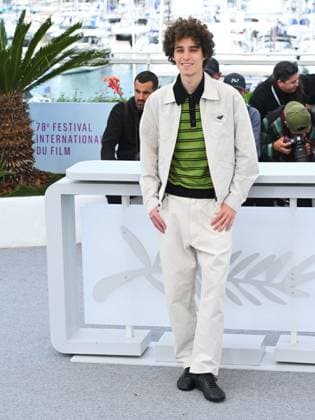 Internationale Filmfestspiele von Cannes, Le Citta di Pianura Photocall Cannes, 78th Cannes Film Festival 2025 - Day 10, Photocall of the film Le Città di Pianura . Cannes, 78th Cannes Film Festival 2025 - Day 10, Photocall of the Film Le Città di Pianura . In the photo Filippo Scotti Cannes France  Copyright: xIPA ABACAx
