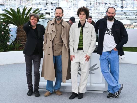 Internationale Filmfestspiele von Cannes, Le Citta di Pianura Photocall Cannes, 78th Cannes Film Festival 2025 - Day 10, Photocall of the film Le Città di Pianura . Cannes, 78th Cannes Film Festival 2025 - Day 10, Photocall of the Film Le Città di Pianura . In the photo Pierpaolo Capovilla, Sergio Romano, Filippo Scotti, Francesco Sossai Cannes France  Copyright: xIPA ABACAx