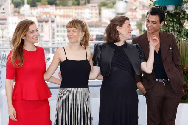 Maria Zamora, Llucia Garcia, Carla Simon and Mitch Martin at the photocall for the feature film Romeria at the Festival de Cannes 2025 78 Cannes International Film Festival at the Palais des Festivals Cannes, 22 05 2025 Foto:xD.xBedrosianx xFuturexImagex romeria_5524