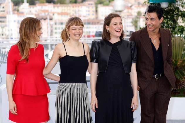 Maria Zamora, Llucia Garcia, Carla Simon and Mitch Martin at the photocall for the feature film Romeria at the Festival de Cannes 2025 78 Cannes International Film Festival at the Palais des Festivals Cannes, 22 05 2025 Foto:xD.xBedrosianx xFuturexImagex romeria_5525