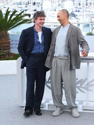 Cannes, 78th Cannes Film Festival 2025 - Day 10, Photocall of the film The History of Sound Cannes, 78th Cannes Film Festival 2025 - Day 10, Photocall of the Film The History of Sound . In the picture Paul Mescal and Oliver Hermanus Cannes France  Copyright: xIPA ABACAx