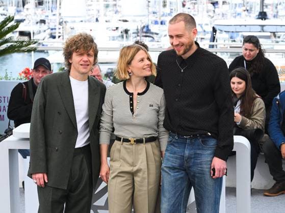 Cannes, 78th Cannes Film Festival 2025 - day 10 - photocall of the film Connemara Cannes, 78th Cannes Film Festival 2025 - day 10 - photocall of the film Connemara In the photo: Alex Lutz, Mélanie Thierry, Bastien Bouillon Cannes Italy  Copyright: xIPA ABACAx