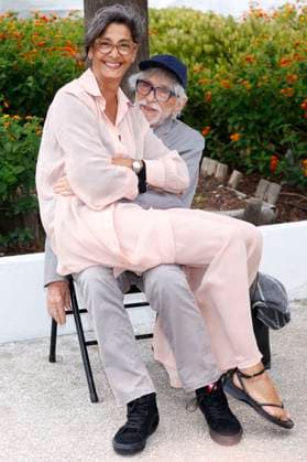 Pierre Richard with wife Ceyla Lacerda at the photocall for the feature film L homme qui a vu l ours qui a vu l homme The Man Who Saw the Bear at the Festival de Cannes 2025 78 Cannes International Film Festival at the Palais des Festivals Cannes, 22 05 2025 Foto:xD.xBedrosianx xFuturexImagex homme_5523