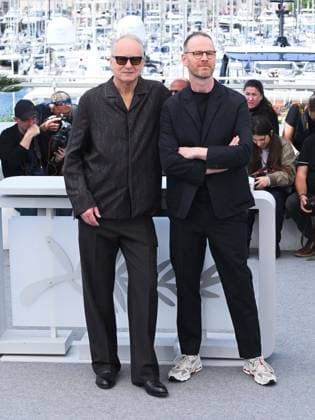 Cannes, 78th Cannes Film Festival 2025 - day 10 - photocall of the film Affeksjonsverdi (Sentimental Value) Cannes, 78th Cannes Film Festival 2025 - day 10 - photocall of the film Affeksjonsverdi (Sentimental Value) In the photo: Stellan Skarsgard and Joachim Trier Cannes Italy  Copyright: xIPA ABACAx