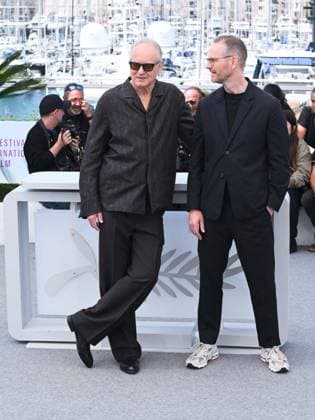 Cannes, 78th Cannes Film Festival 2025 - day 10 - photocall of the film Affeksjonsverdi (Sentimental Value) Cannes, 78th Cannes Film Festival 2025 - day 10 - photocall of the film Affeksjonsverdi (Sentimental Value) In the photo: Stellan Skarsgard and Joachim Trier Cannes Italy  Copyright: xIPA ABACAx