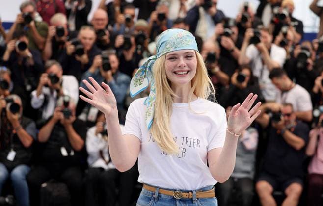 Photocall du film Affeksjonsverdi lors du 78ème Festival International du Film de Cannes Elle Fanning au photocall du film Affeksjonsverdi lors du 78ème Festival International du Film de Cannes, au Palais des Festivals à Cannes, France, le 22 mai 2025 Jacovides Moreau Bestimage Sentimental Value Photocall during the 78th Cannes International Film Festival, in Cannes, France, on May 22, 2025 Cannes France  Copyright: xJACOVIDES-MOREAUx xBESTIMAGExJACOVIDES-MOREAUx xBESTIMAGEx