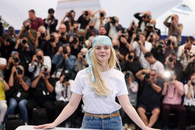 Photocall du film Affeksjonsverdi lors du 78ème Festival International du Film de Cannes Elle Fanning au photocall du film Affeksjonsverdi lors du 78ème Festival International du Film de Cannes, au Palais des Festivals à Cannes, France, le 22 mai 2025 Jacovides Moreau Bestimage Sentimental Value Photocall during the 78th Cannes International Film Festival, in Cannes, France, on May 22, 2025 Cannes France  Copyright: xJACOVIDES-MOREAUx xBESTIMAGExJACOVIDES-MOREAUx xBESTIMAGEx