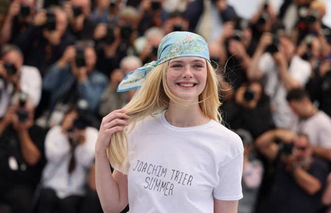 Photocall du film Affeksjonsverdi lors du 78ème Festival International du Film de Cannes Elle Fanning au photocall du film Affeksjonsverdi lors du 78ème Festival International du Film de Cannes, au Palais des Festivals à Cannes, France, le 22 mai 2025 Jacovides Moreau Bestimage Sentimental Value Photocall during the 78th Cannes International Film Festival, in Cannes, France, on May 22, 2025 Cannes France  Copyright: xJACOVIDES-MOREAUx xBESTIMAGExJACOVIDES-MOREAUx xBESTIMAGEx