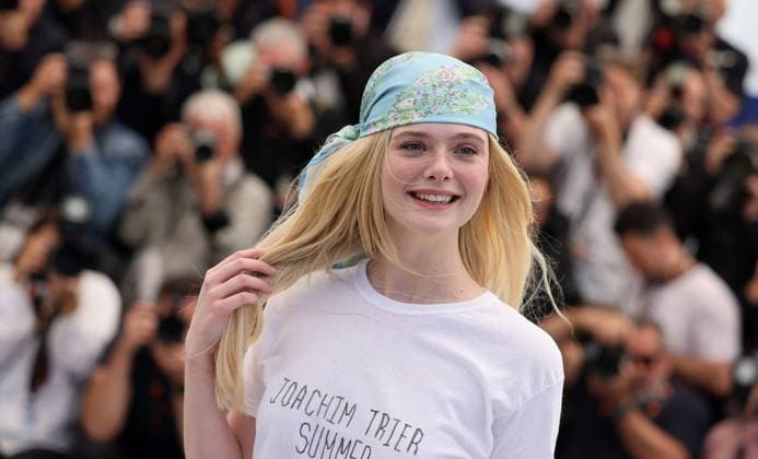 Photocall du film Affeksjonsverdi lors du 78ème Festival International du Film de Cannes Elle Fanning au photocall du film Affeksjonsverdi lors du 78ème Festival International du Film de Cannes, au Palais des Festivals à Cannes, France, le 22 mai 2025 Jacovides Moreau Bestimage Sentimental Value Photocall during the 78th Cannes International Film Festival, in Cannes, France, on May 22, 2025 Cannes France  Copyright: xJACOVIDES-MOREAUx xBESTIMAGExJACOVIDES-MOREAUx xBESTIMAGEx