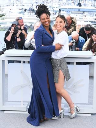 Internationale Filmfestspiele von Cannes, Ma frere Photocall Cannes, 78th Cannes Film Festival 2025 - Day 10, Photocall of the Film Ma frère Cannes, 78th Cannes Film Festival 2025 - Day 10, Photocall of the Film Ma frère . In the picture Fanta Kebe, Shirel Nataf Cannes France  Copyright: xIPA ABACAx