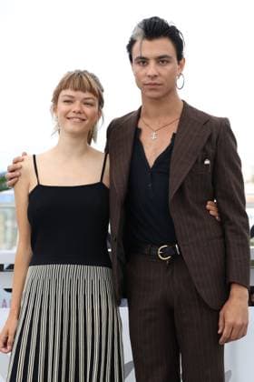 Romeria photocall in Cannes Llucia Garcia and Mitch Martin at Romeria - Photocall - 78th Cannes Film Festival, France in 22 May 2025. CAP GOL GOL Cannes CÃ te d Azur France Copyright: xRickxGold CapitalxPicturesx