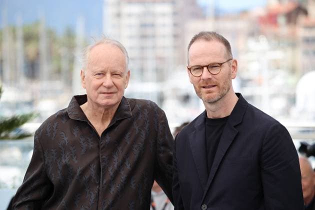 Affeksjonsverdi (Sentimental Value) Photocall at the 78th Annual Cannes Film Festival Joachim Trier and Stellan Skarsgard - Affeksjonsverdi (Sentimental Value) Photocall at the 78th Annual Cannes Film Festival in Cannes, France on May 22, 2025.  Copyright: x Chassery+Courdjix
