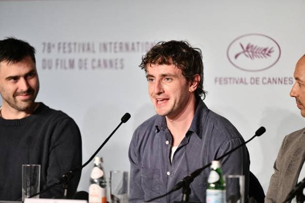 Press conference for the film The History Of Sound during the 78th Cannes International Film Festival Paul Mescal Press conference for the film The History Of Sound during the 78th Cannes International Film Festival, May 22, 2025 Cannes Pool Bestimage Press conference for the film The History Of Sound during the 78th Cannes International Film Festival, May 22, 2025 Cannes France  Copyright: xPoolxCannesx xBestimagexPoolxCannesx xBestimagex