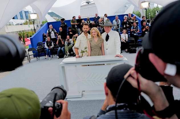 78eme Festival International du Film de Cannes Photocall du film Heads or tails 78th International Cannes Film Festival Photocall with cast of Heads or tails movie 444925 2025 05 22 Cannes France Reilly, John C Tereszkiewicz, Nadia Borghi, Alessandro  Copyright: xSergexArnalx xStarfacex STAR_444925_021