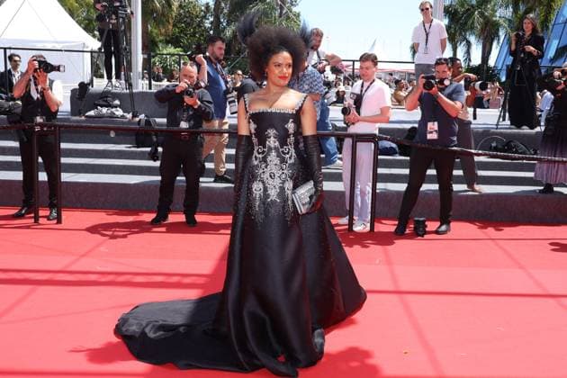 Cannes - Zan O Bacheh Screening JD Axelle Saint-Cirel attend the red carpet and screening of Zan O Bacheh in Cannes, France, on May 22, 2025, as part of the Cannes Film Festival. Photo by Jerome Domine ABACAPRESS.COM Cannes France  Copyright: xDominexJerome ABACAx