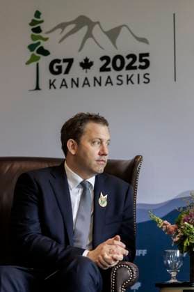 Lars Klingbeil, Federal Minister of Finance, photographed during the meeting of the G7 Finance Ministers and Central Bank Governors in Banff, 21 05 2025 Photographed on behalf of the Federal Ministry of Finance Banff Canada Copyright: xKiraxHofmann BMFx