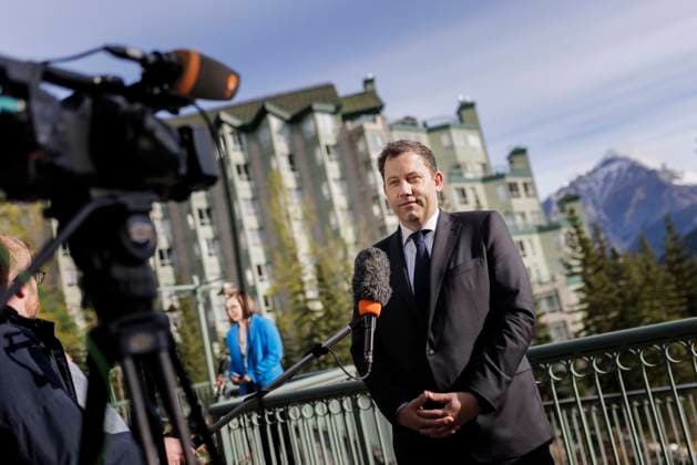 Lars Klingbeil, Federal Minister of Finance, photographed during the meeting of the G7 Finance Ministers and Central Bank Governors in Banff, 21 05 2025 Photographed on behalf of the Federal Ministry of Finance Banff Canada Copyright: xKiraxHofmann BMFx