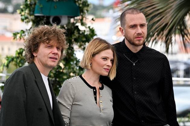 78eme Festival International du Film de Cannes Photocall du film Connemara Festival de Cannes 2025 photocall Connemara Alex Lutz,Melanie Thierry, Bastien Bouillon 444945 2025 05 22 France  Copyright: xLionelxGuericolas MPPx STAR_444945_092