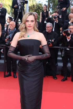 Cannes - La Venue de l Avenir (Colours Of Time) Red Carpet Cara Delevingne attends the La Venue De L avenir (Colours Of Time) red carpet at the 78th annual Cannes Film Festival at Palais des Festivals on May 22, 2025 in Cannes, France. Photo by Jerome Domine ABACAPRESS.COM Cannes France  Copyright: xDominexJerome ABACAx