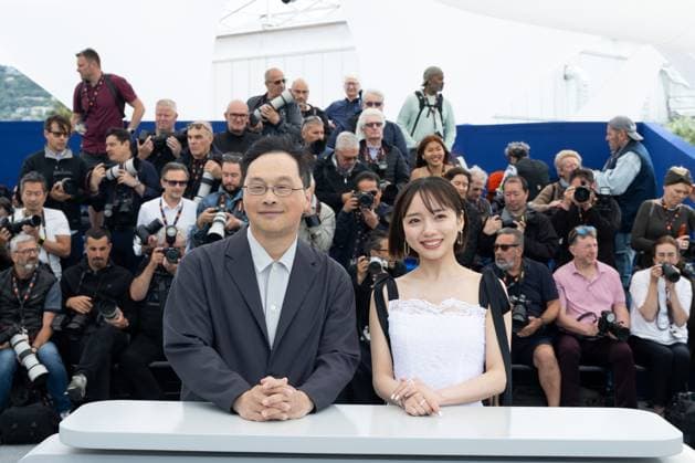 LOVE ON TRIAL Photocall- The 78th Annual Cannes Film Festival KYOKO SAITO and director KOJI FUKADA attend the LOVE ON TRIAL photocall at the 78th annual Cannes Film Festival at Palais des Festivals on May 22, 2025 in Cannes, France.  Copyright: xKazukoxWakayamax