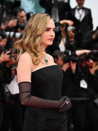 Cannes, 78th Cannes Film Festival 2025 - Evening 10, Red Carpet La Venue De L Avenir (Colours of Time) Cannes, 78th Cannes Film Festival 2025 - Evening 10, Red Carpet La Venue De L Avenir (Colours of Time) . Pictured: Cara Delevingne Cannes France  Copyright: xIPA ABACAx