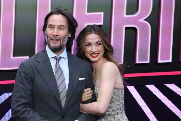 Entertainment Themen der Woche KW21 Entertainment Bilder des Tages . 22 05 2025. London, United Kingdom. Keanu Reeves and Ana de Armas at the Ballerina premiere in London.  xStephenxLockx xi-Imagesx IIM-25966-0004
