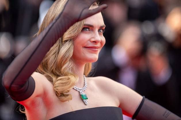 Cannes - Colours Of Time Red Carpet Cara Delevingne attends the La Venue De L avenir (Colours Of Time) red carpet at the 78th annual Cannes Film Festival at Palais des Festivals on May 22, 2025 in Cannes, France. Photo by Shootpix ABACAPRESS.COM Cannes France  Copyright: xShootPix ABACAx