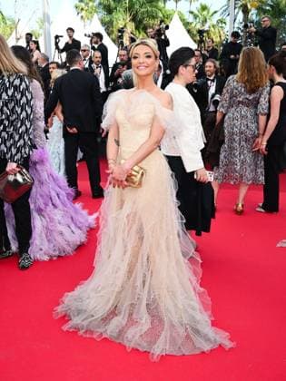 Cannes, France: Cannes, 78th Cannes Film Festival 2025 - Evening 10, Red Carpet La Venue De L Avenir (Colours of Time). In the photo Priscilla Betti Cannes  - ZUMAp169 20250522_zea_p169_1011 Copyright: xManuelexMangiarottix
