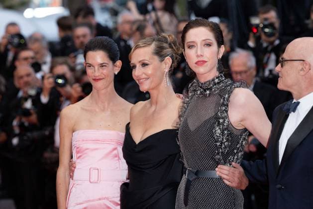 Cannes - Colours Of Time Red Carpet Cécile de France, Suzanne Lindon, Sara Giraudeau attend the La Venue De L avenir (Colours Of Time) red carpet at the 78th annual Cannes Film Festival at Palais des Festivals on May 22, 2025 in Cannes, France. Photo by Shootpix ABACAPRESS.COM Cannes France  Copyright: xShootPix ABACAx