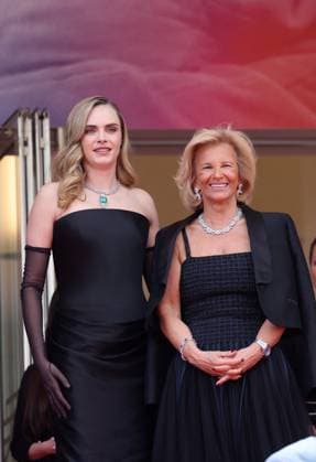 J Montée des marches du film La venue de lavenir lors du 78ème Festival International du Film de Cannes Cara Delevingne, Iris Knobloch Montée des marches du film La venue de lavenir lors du 78ème Festival International du Film de Cannes, au Palais des Festivals à Cannes Le 22 mai 2025 Jacovides Moreau Bestimage Red carpet for the movie Colours of time during the 78th Cannes International Film Festival at the Palais des Festivals in Cannes, France On may 22th 2025 Cannes France  Copyright: xJACOVIDES-MOREAUx xBESTIMAGExJACOVIDES-MOREAUx xBESTIMAGEx