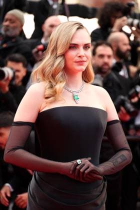 78eme Festival International du Film de Cannes Montée des marches du film La venue de lavenir 78th International Cannes Film Festival Red carpet for La venue de lavenir movie 444961 2025 05 22 France Delevingne, Cara  Copyright: xIvankaxVoisinx xStarfacex STAR_444961_018