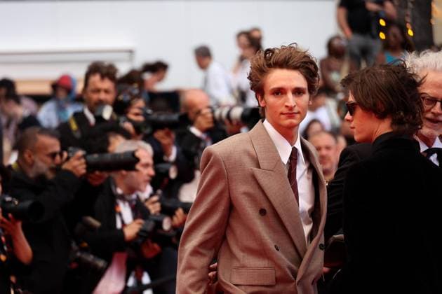 78eme Festival International du Film de Cannes Montée des marches du film La venue de lavenir 78th International Cannes Film Festival Red carpet for La venue de lavenir movie 444961 2025 05 22 France Schneider, Vassili  Copyright: xIvankaxVoisinx xStarfacex STAR_444961_034