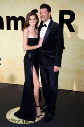 Sophia Schneiderhan and Michael Ballack at the 31 amfAR Gala Cannes as part of the Festival de Cannes 2025 78 Cannes International Film Festival at the HÃ tel du Cap Eden Roc Antibes, 22 05 2025 Foto:xD.xBedrosianx xFuturexImagex amfar_5543