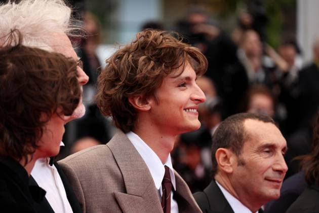 78eme Festival International du Film de Cannes Montée des marches du film La venue de lavenir 78th International Cannes Film Festival Red carpet for La venue de lavenir movie 444961 2025 05 22 France Schneider, Vassili  Copyright: xIvankaxVoisinx xStarfacex STAR_444961_035