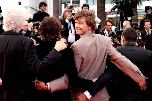 78eme Festival International du Film de Cannes Montée des marches du film La venue de lavenir 78th International Cannes Film Festival Red carpet for La venue de lavenir movie 444961 2025 05 22 France Schneider, Vassili  Copyright: xIvankaxVoisinx xStarfacex STAR_444961_038