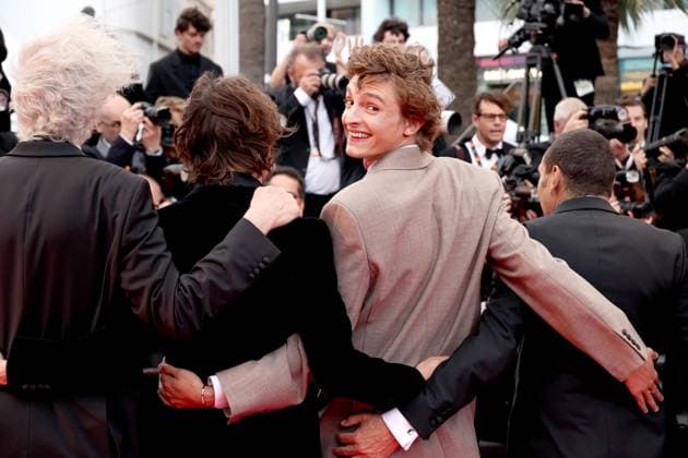 78eme Festival International du Film de Cannes Montée des marches du film La venue de lavenir 78th International Cannes Film Festival Red carpet for La venue de lavenir movie 444961 2025 05 22 France Schneider, Vassili  Copyright: xIvankaxVoisinx xStarfacex STAR_444961_039