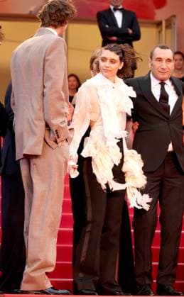 78eme Festival International du Film de Cannes Montée des marches du film La venue de lavenir 78th International Cannes Film Festival Red carpet for La venue de lavenir movie 444961 2025 05 22 France Soualem, Zinedine Pomme  Copyright: xIvankaxVoisinx xStarfacex STAR_444961_051