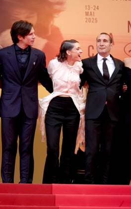 78eme Festival International du Film de Cannes Montée des marches du film La venue de lavenir 78th International Cannes Film Festival Red carpet for La venue de lavenir movie 444961 2025 05 22 France Soualem, Zinedine Pomme  Copyright: xIvankaxVoisinx xStarfacex STAR_444961_061