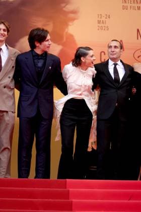 78eme Festival International du Film de Cannes Montée des marches du film La venue de lavenir 78th International Cannes Film Festival Red carpet for La venue de lavenir movie 444961 2025 05 22 France Soualem, Zinedine Pomme  Copyright: xIvankaxVoisinx xStarfacex STAR_444961_062
