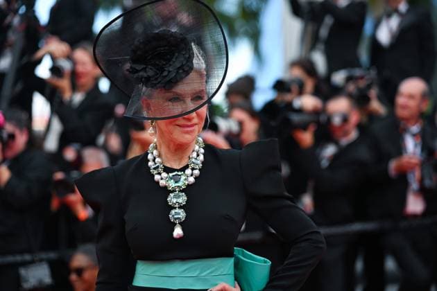 78eme Festival International du Film de Cannes Montée des marches du film La venue de lavenir 78th International Cannes Film Festival Red Carpet of La venue de lavenir movie Festival de Cannes 2025 red carpet La Venue de lAvenir Helen Mirren 444963 2025 05 22 Cannes France  Copyright: xLionelxGuericolas MPPx STAR_444963_080