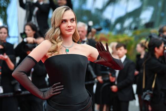 78eme Festival International du Film de Cannes Montée des marches du film La venue de lavenir 78th International Cannes Film Festival Red Carpet of La venue de lavenir movie Festival de Cannes 2025 red carpet La Venue de l Avenir Cara Delevingne 444963 2025 05 22 Cannes France  Copyright: xLionelxGuericolas MPPx STAR_444963_082