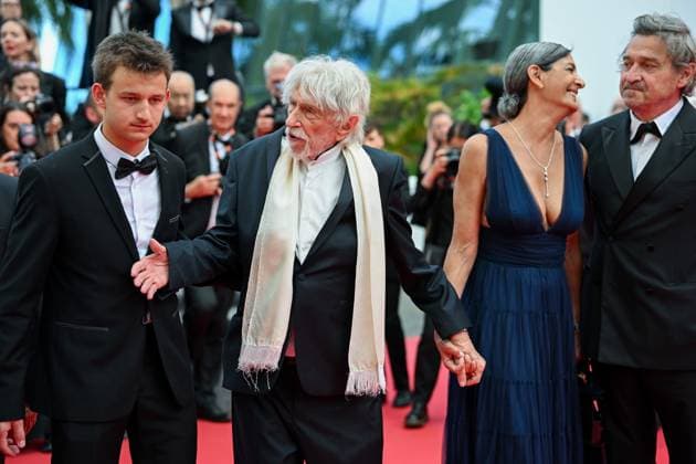 78eme Festival International du Film de Cannes Montée des marches du film La venue de lavenir 78th International Cannes Film Festival Red Carpet of La venue de lavenir movie Festival de Cannes 2025 red carpet La Venue de l Avenir Timi Joy Marbot Pierre Richard,Ceyla Lacerda, Louis Do de Lencquesaing 444963 2025 05 22 Cannes France  Copyright: xLionelxGuericolas MPPx STAR_444963_095